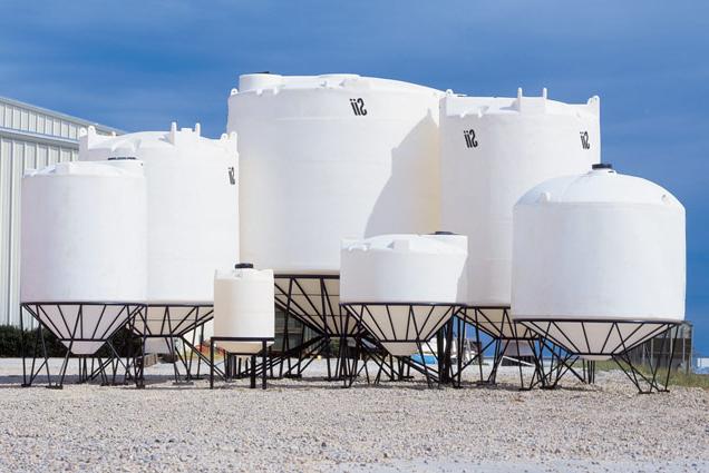 Plastic Cone Bottom Storage Tanks